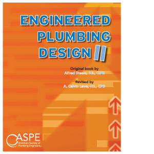 Engineered Plumbing Design II, Softcover or eBook (requires Adobe Digital Editions)